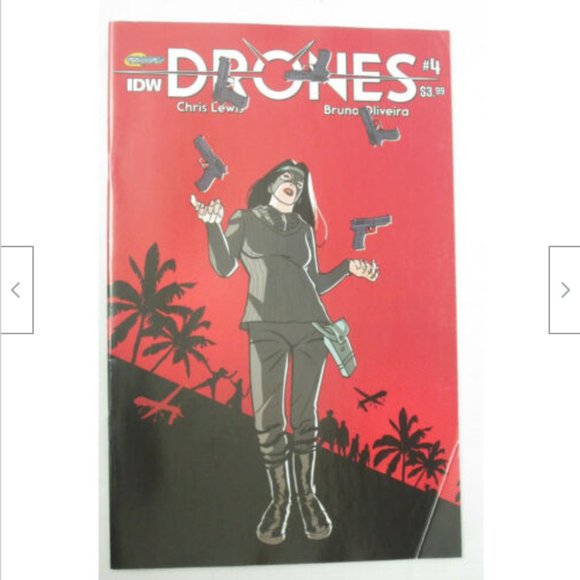 Set of 5: IDW Drones Comic Books #1 2 3 4 5 Lewis Oliveira 2015 - Picture 5 of 10